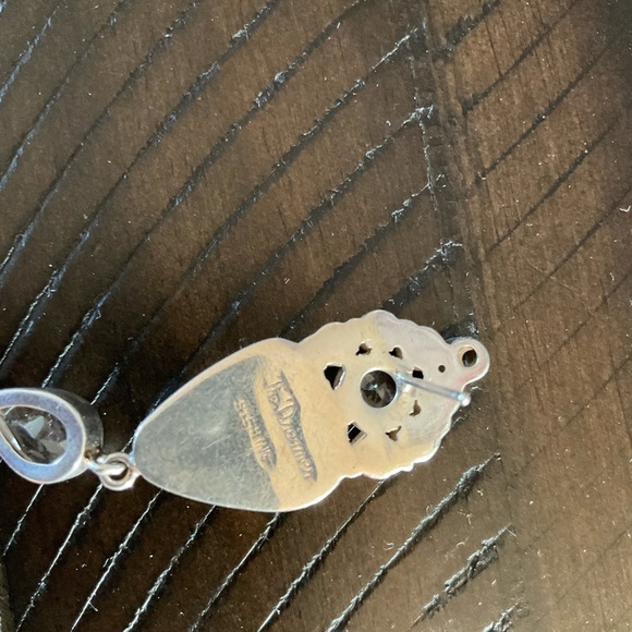 Gorgeous Black and White Statement Earrings - Picture 4 of 4